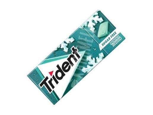 Tridente chiclete sabor mentol unidade
