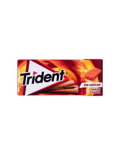 Tridente chiclete sabor a canela unidade