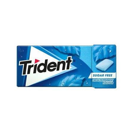 Tridente chiclete sabor menta unidade